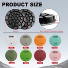 Dt-diatool Diamond Concrete Polishing Pads 9pcs set 4  Grit  30-3000