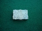 Antique  Silver Vinaigrette Very Ornate By Nathaniel Mills Birmingham 1845