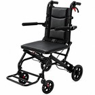 Lightweight Elderly Transport Wheelchair Portable Folding Transport Chair 250lbs
