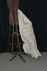 Antique Wire Cloth Bustle Hoop Skirt Dress Post Civil War Original 1890 