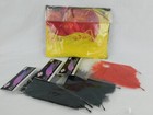 14 Package Lot   Craft Feathers   Ostrich Peacock Eye Multicolors Nip
