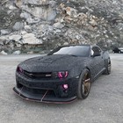 Vvivid  Forged Composite Carbon Patternless Car Vinyl Wrap 10ft X 5ft  Black 