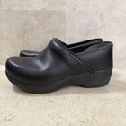 Dansko Xp 2 0 Clogs Womens 6 5 7 Eu 37 Black Leather Comfort Nurse Shoes Slip On