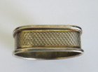 Vintage  Sterling Silver Napkin Ring Engraved Bill  9 9 Grams