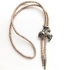 Bucking Bronco Rodeo Bolo Tie Vintage Southwestern Western Cowboy Jewelry Gift