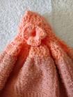 Hand Crocheted Kitchen Towels Off Pink Set Of 2 New
