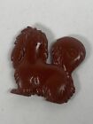 Kellogg s Walt Disney Lady   The Tramp Peg 1955 Cereal Premium Brown Figure Toy