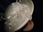 Women Wedding  Kentucky Derby Hat Tea Party Bridal Dress Wedding Church Sun Hat