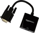 Amazon Basics Gold-plated Hdmi Female To Vga  male  Adapter With 3 5mm Audio 