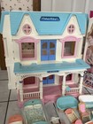 Lot Vintage 1993 Fisher-price Victorian Loving Family Dream Dollhouse 6364 Box