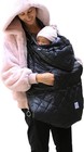 Pookieponcho 7 Am Enfant Baby Winter Blanket Cover For Carrier stroller Blk New