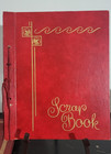 Blank Lot Of 2 Vintage Red Scrapbooks Unused Midcentury Paper Junk Journaling