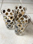 Vintage Mid Century Presidential Glasses Set Of 3 - Mcm Cocktail Glass Set