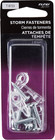T 8733 Storm Door Panel Clip  Flush  Clear Acrylic  8 Pack 