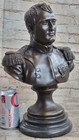 Italy Napoleon Bonaparte French Emperor Empire Bronze Bust Statue Marble Base