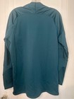 Nike Teal Long-sleeve Quarter-zip Training Top With Neon Yellow Accents