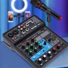 Pro 4 Channel Studio Audio Mixer Bluetooth Usb Dj Live Sound Mixing Console