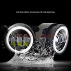 Pair 4  Inch Round Led Fog Lights Halo Driving Lamps For Jeep Wrangler Jk Tj Lj