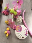 Tiny Love Infant Crib Mobile Princess Frog Turtle Bee 2010 Og W Remote Lights