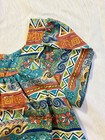 Vintage Royal Creations Hawaii Muumuu Dress Multicolor Floral Tribal L
