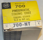 Unused Allen-bradley 700-nt Pneumatic Timing Unit  Nos new  Bonus- Used Unit 