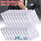 Lot Men s Handkerchiefs 100  Cotton Handkerchiefs Strips Pocket Square Hankies