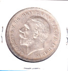 1935 Great Britain 1 Crown  km-842   4545 Silver     george V   London Mint