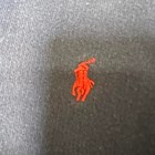 Polo Ralph Lauren Kids Navy Blue Zip Up Hoodie Red Pony Logo Size 7