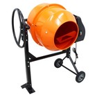 Industrial Cement Mortar Mixer Electric Blender 3 7cu Ft Drum Tank 110v 550w