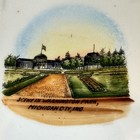 Michigan City  Indiana Antique Scene Washington Park Souvenir China Dish Plate