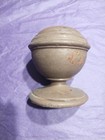 4-1 2  Mahogany Victorian Vtg Antique Wood Wooden Newel Post Cap Finial Small