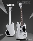 Leo Jaymz 39 Inch Solid Body Electric Guitar - Poplar Wood Body   maple Nec