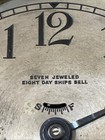 Vintage Seth Thomas Ships Bell Clock Brass Case Kelvin White 1939 Sticker 
