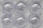 Lot Of 6 Globes 80mm Darice Craft Supplies Clear Ball Ornament