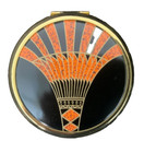 Vintage Powder Compact Stratton Art Deco From The 70   s Convertible Compact  165