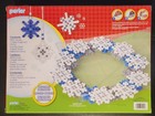 Perler Snowflake Wreath Fused Bead Kit 4004 Beads And Super Pegboard - New 