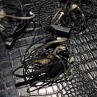 Fbi Acoustic Tube Headset Earpiece Mic For Kenwood Nx210 Nx300 Nx410 Nx411 Radio