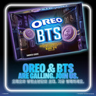 Oreo Bts Sandwich Cookies  Limited Edition  10 68 Oz-free Shipping