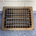 Antique   Complete Cast Iron Victorian Heat Grate Floor Register 14 X 11 Inches