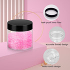 36 Pack 2 Oz Plastic Jars With Lids  Bpa Free  Reusable  Refillable Transparent