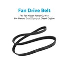 7pk1640 Fan Drive Belt Suitable For Nissan Patrol Gu Y61 Navara D22 Diesel 3 0l