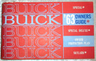 Vintage 1963 Buick Special Deluxe Skylark Car Owners Guide Book Accessories Lot