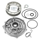 Rear Brake Backing Plate Bearing Seal Shoes For Honda Rancher 420 Foreman 500