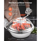 Uimoso 16  Manual Bud Leaf Trimmer Hydroponic Plant Bowl Bud Trimming Machine