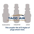5 Pack Universal 1 4  Female Npt Air Compressor Hose Quick Connect Couplers