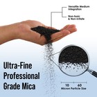Midnight Black Mica Pearl Powder 3 5oz Cosmetic Grade Resin Soap Slime Makeup