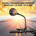 Bicycle Rearview Mirror 360   Rotatable Adjustable Handlebar Cycling Mirror