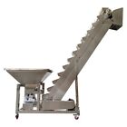 Electric Bucket Elevator 40gal Inclined Conveyor Food Flour Feeding Machine