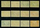 Uruguay 1928  Airmail - Albatross - Complete Set  Scott   C14-c25 Mint Mh