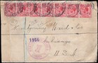 Gold Coast High-value Kgv Franking Cover To Chicago Usa